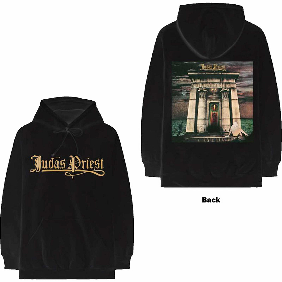 Judas Priest mikina, Sin After Sin Logo &amp; Album Cover BP Black, pánská, velikost M