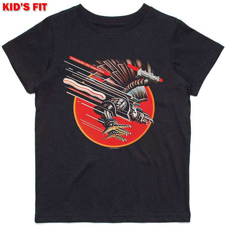 Judas Priest tričko, Screaming For Vengeance Black, dětské, velikost XXL velikost XXL věk (12 - 13 let)