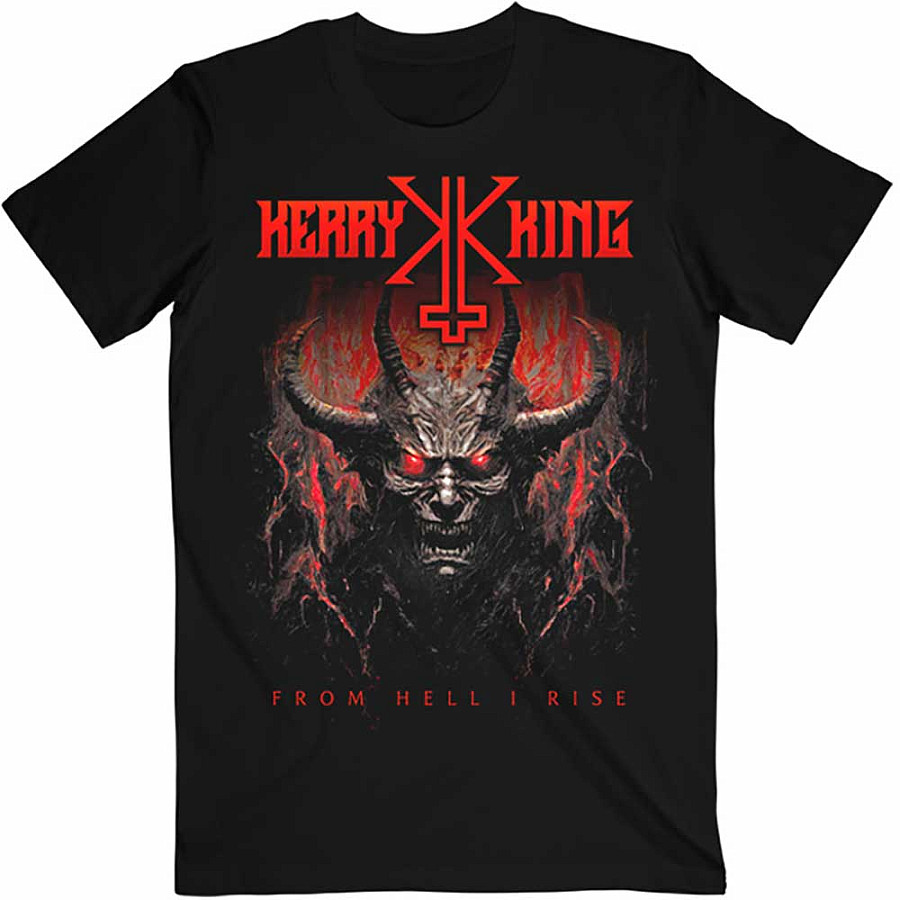 Kerry King tričko, From Hell I Rise Cover Black, pánské, velikost XXL