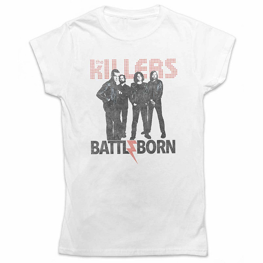 The Killers tričko, Battle Born White Girly, dámské, velikost L