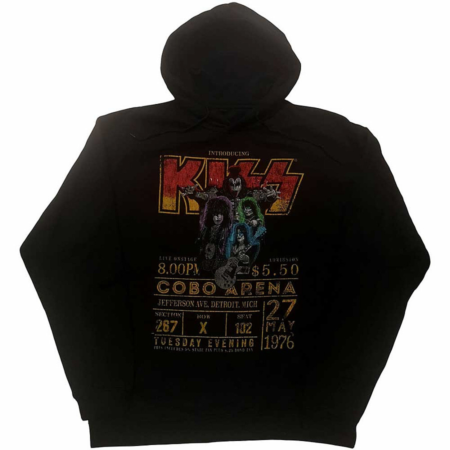 KISS mikina, Cobra Arena &#039;76 Eco Friendly Black, pánská, velikost XXL