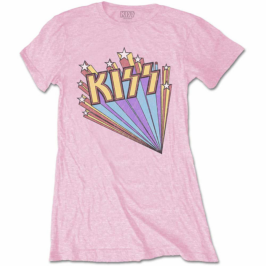 KISS tričko, Stars Girly, dámské, velikost XL