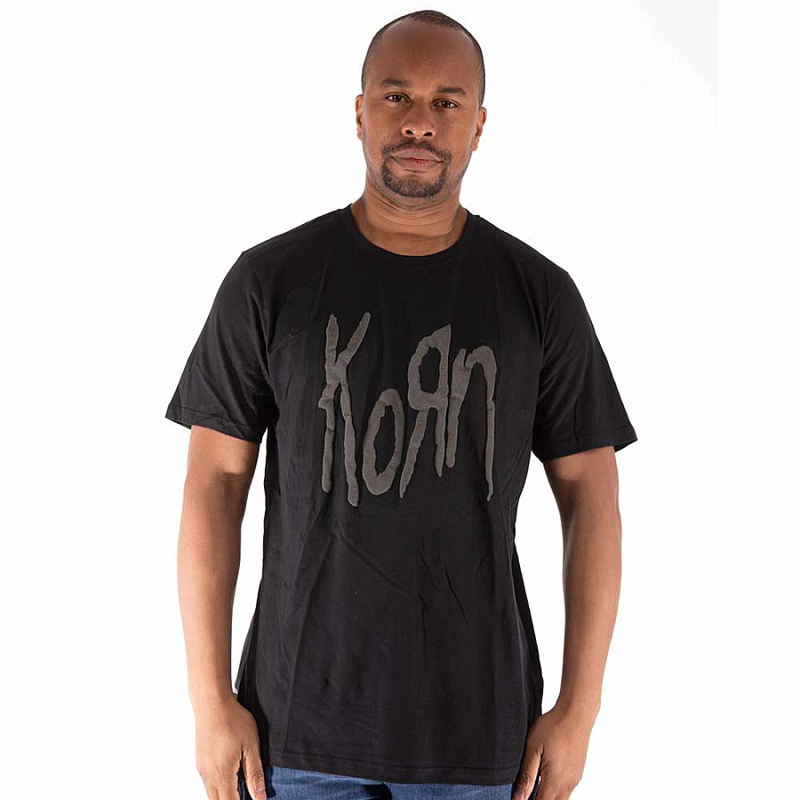 Korn tričko, Logo Hi-Build Black, pánské, velikost S