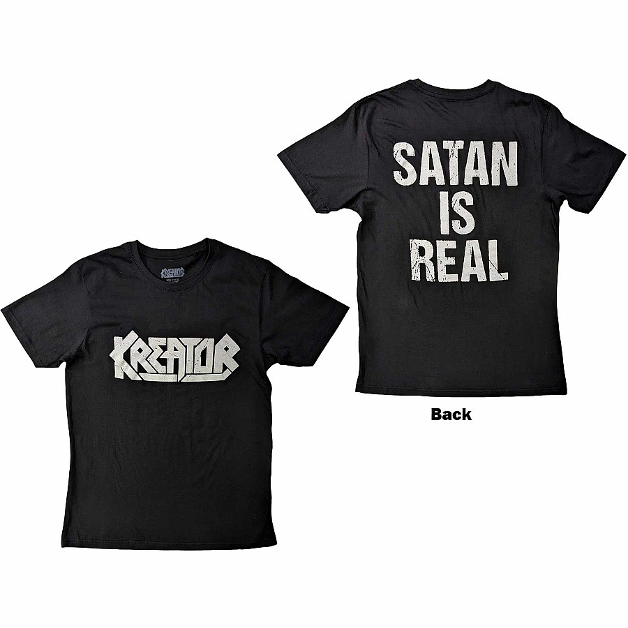 Kreator tričko, Satan Is Real BP Black, pánské, velikost XXL