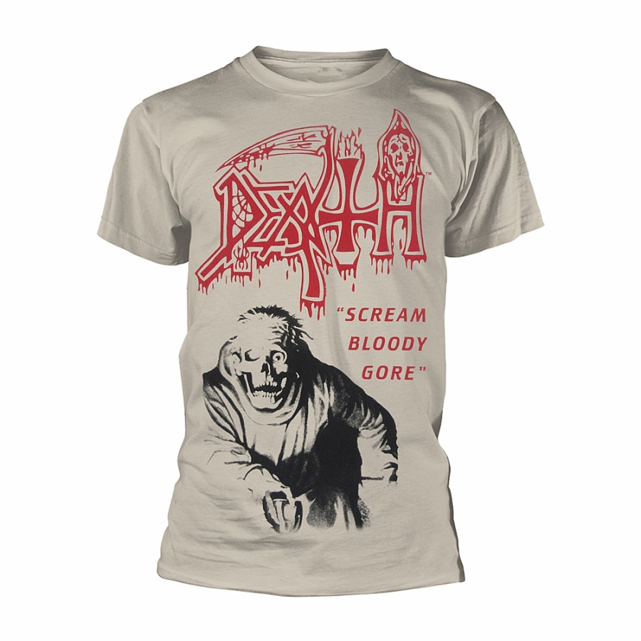 Death tričko, Scream Bloody Gore Vintage White, pánské, velikost S