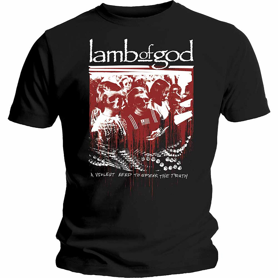 Lamb Of God tričko, Enough Is Enough, pánské, velikost XL