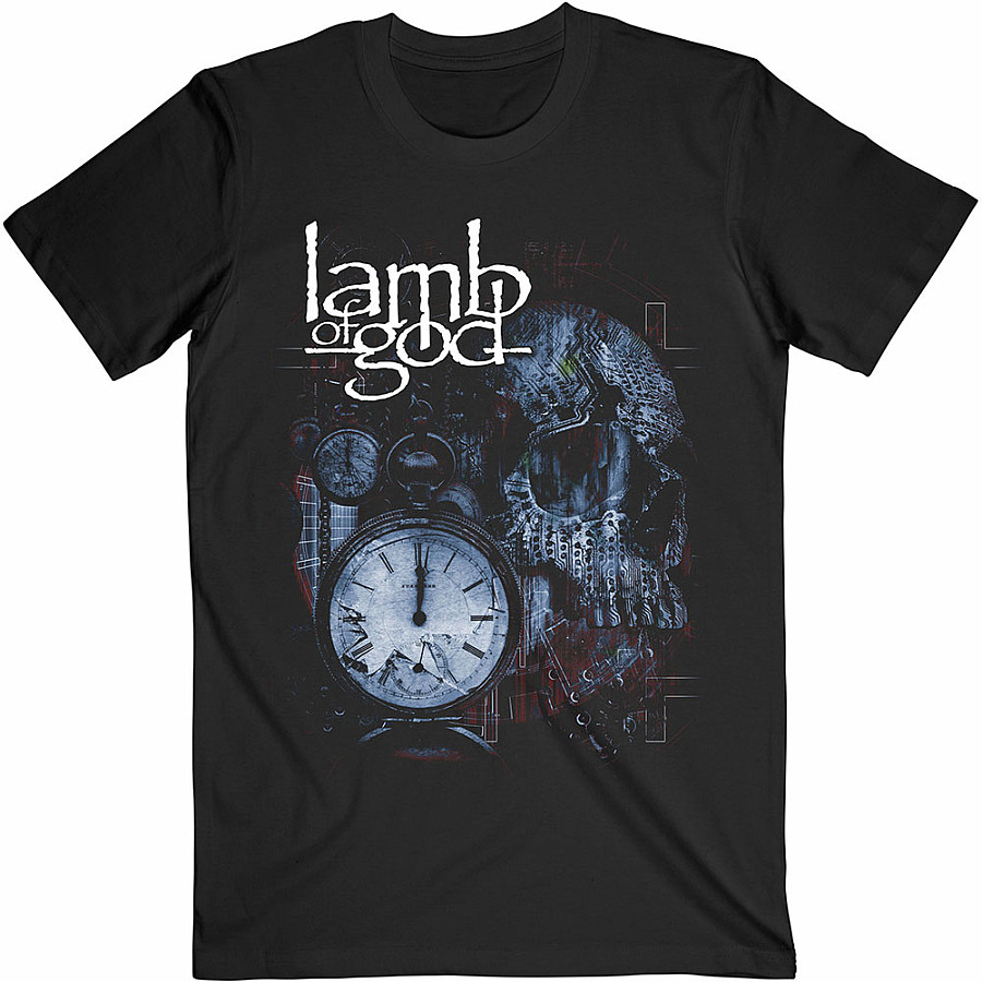 Lamb Of God tričko, Circuitry Skull Recolor, pánské, velikost S