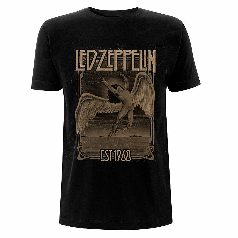 Led Zeppelin tričko, Faded Falling, pánské, velikost XL