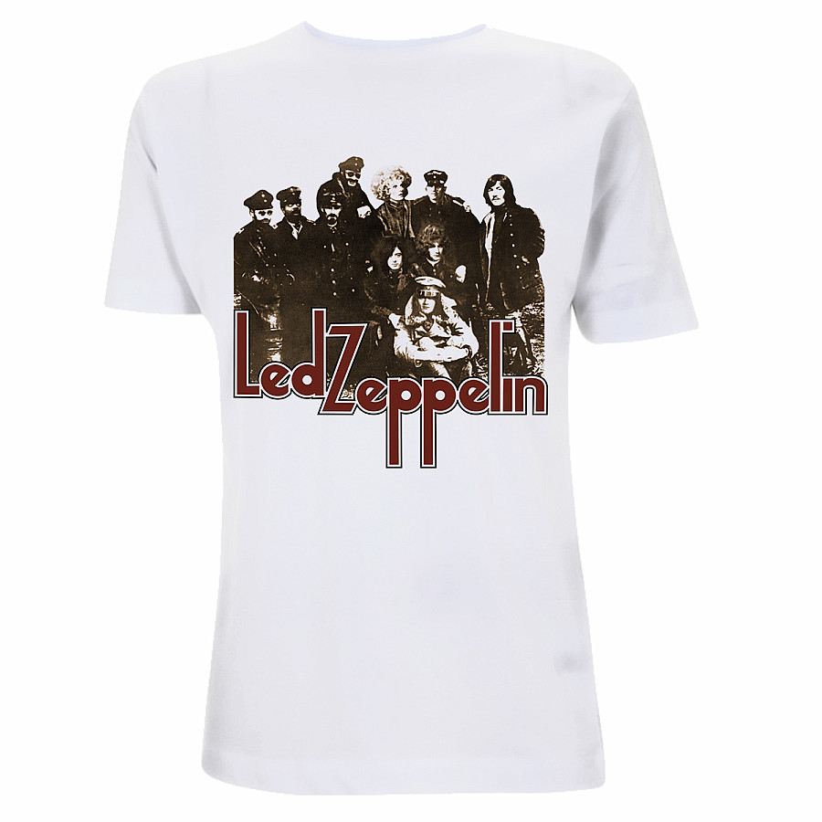 Led Zeppelin tričko, LZ II Photo White, pánské, velikost XXL