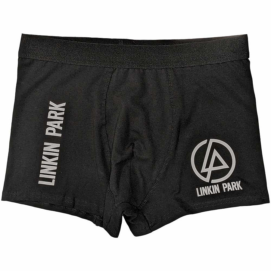 Linkin Park boxerky CO+EA, Concentric Black, pánské, velikost M