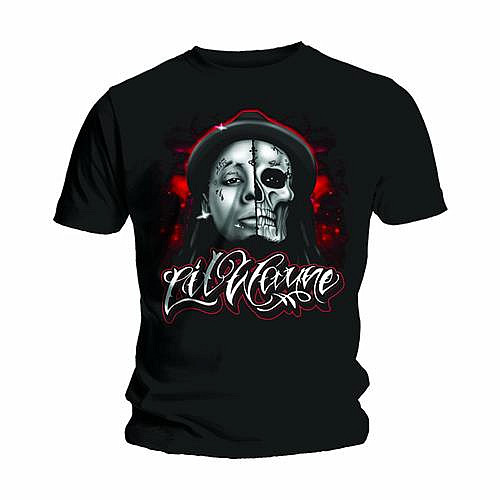 Lil Wayne tričko, Skull Sketch, pánské, velikost L