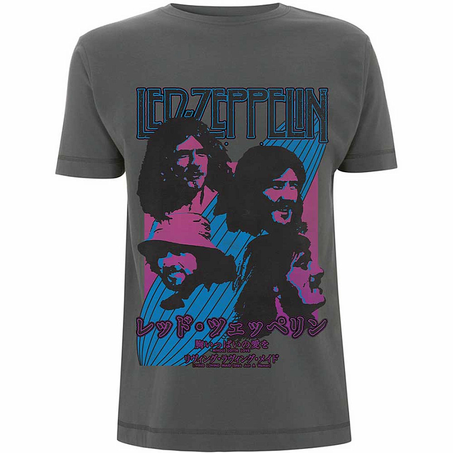 Led Zeppelin tričko, Japanese Blimp Grey, pánské, velikost XXL