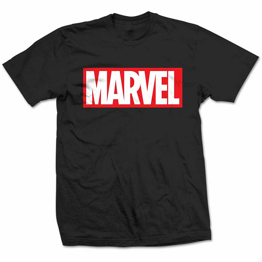 Marvel Comics tričko, Marvel Box Logo, pánské, velikost XXL