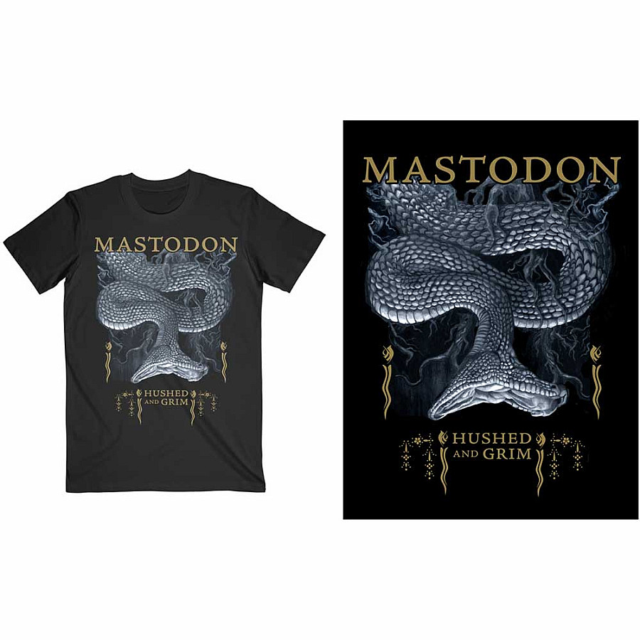 Mastodon tričko, Hushed Snake Black, pánské, velikost M