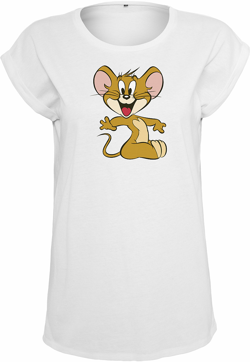 Tom &amp; Jerry tričko, Mouse Girly White, dámské, velikost XXL