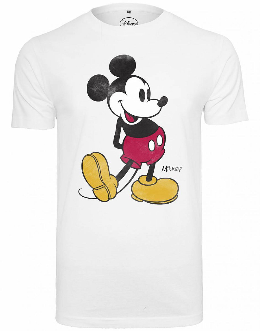 Mickey Mouse tričko, Mickey Kick White, pánské, velikost XL
