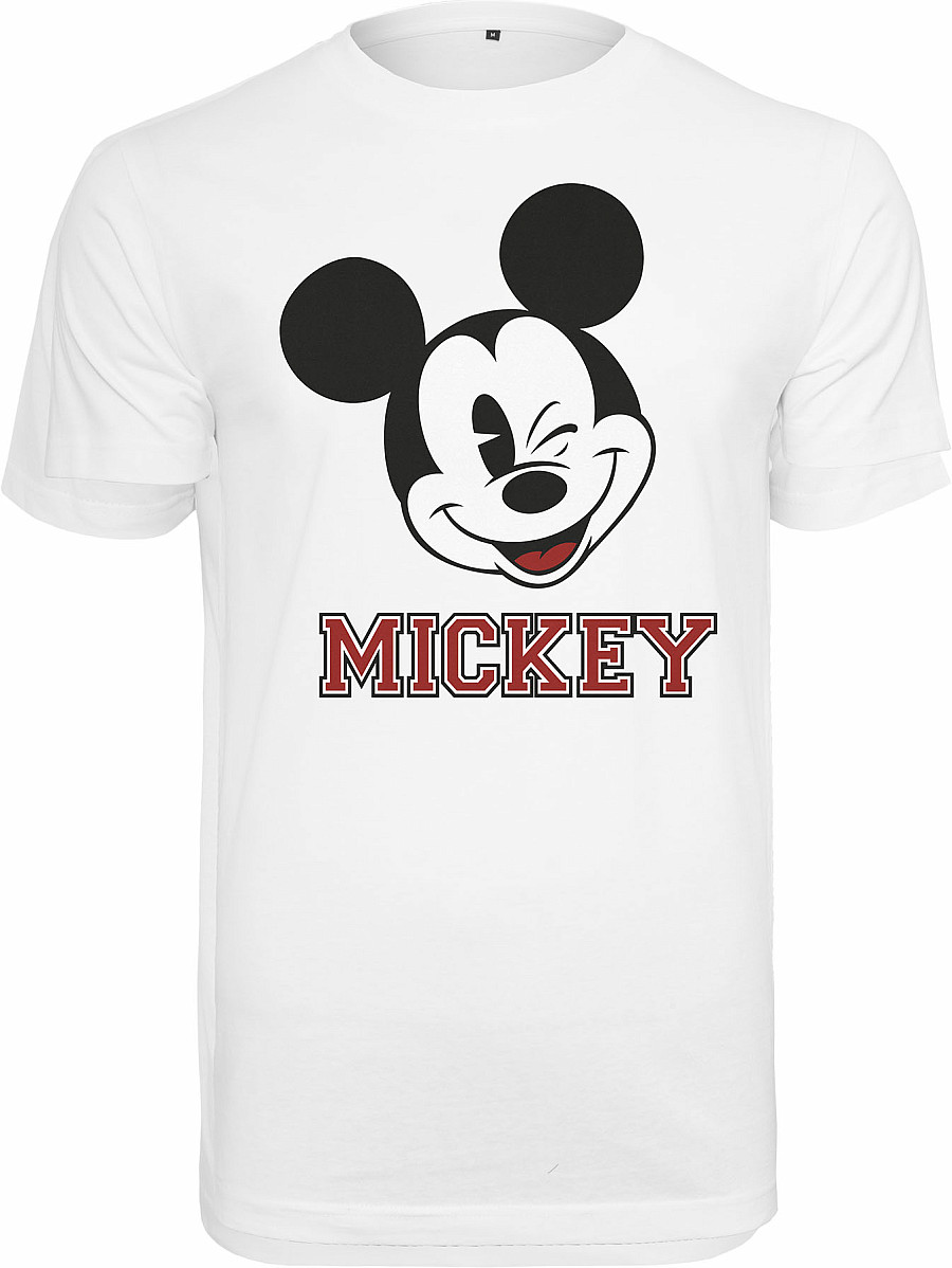 Mickey Mouse tričko, Mickey College White, pánské, velikost XL