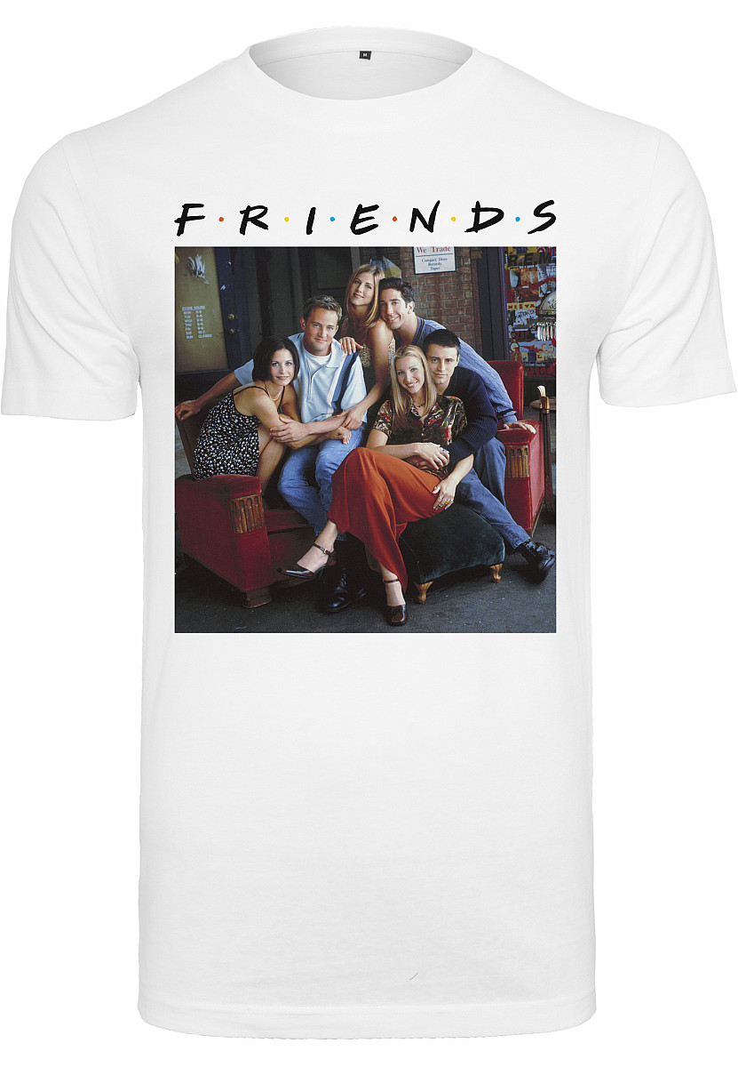 Friends tričko, Group Photo White, pánské, velikost XL