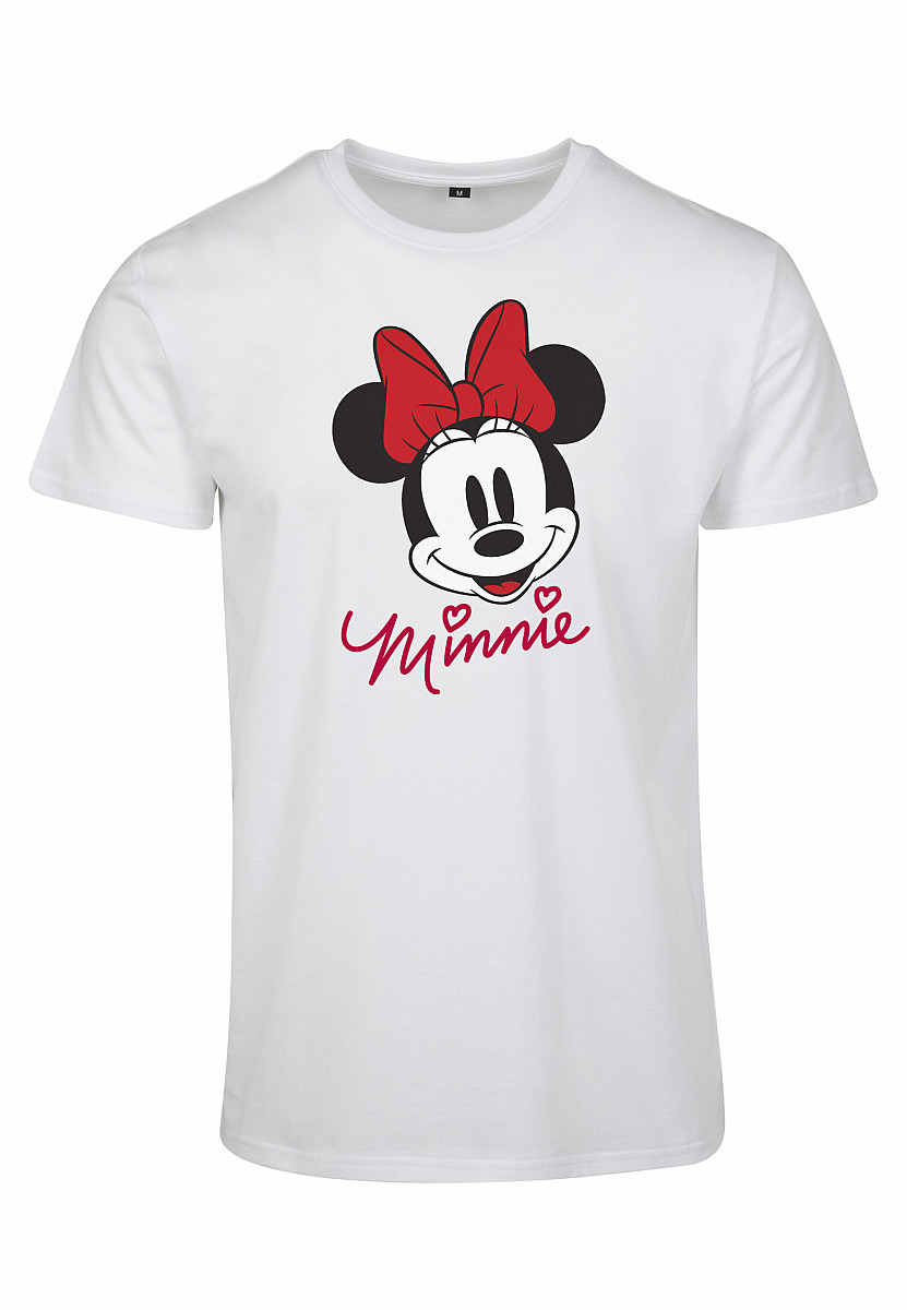 Mickey Mouse tričko, Minnie Mouse Girly White, dámské, velikost L