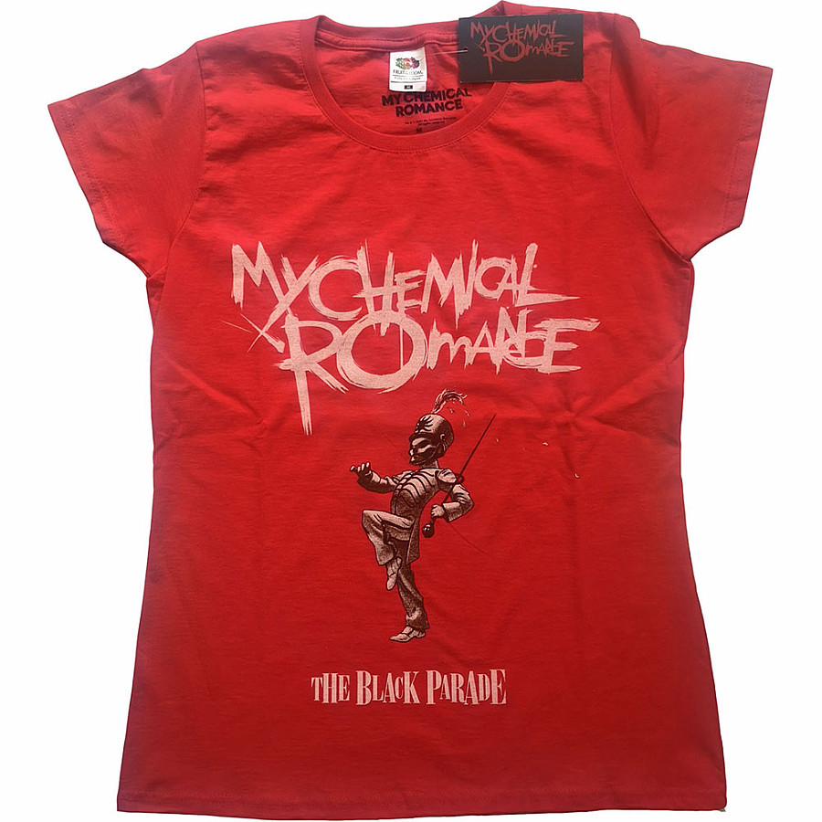 My Chemical Romance tričko, The Black Parade Cover Girly Red, dámské, velikost S