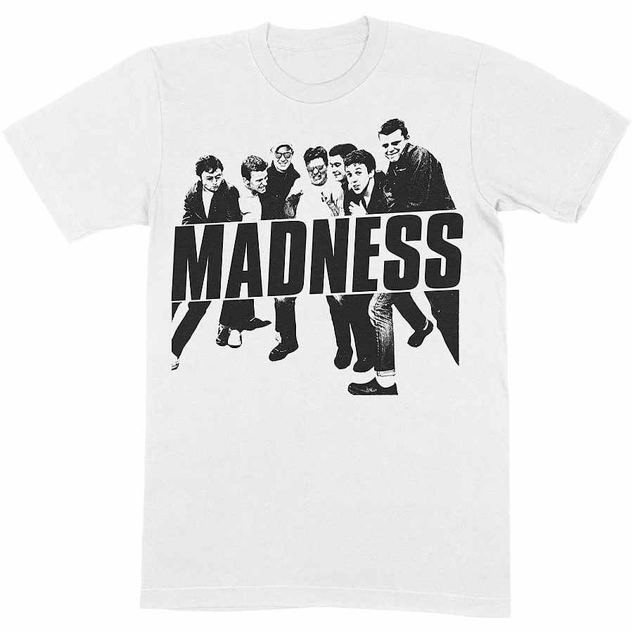 Madness tričko, Vintage Photo White, pánské, velikost M