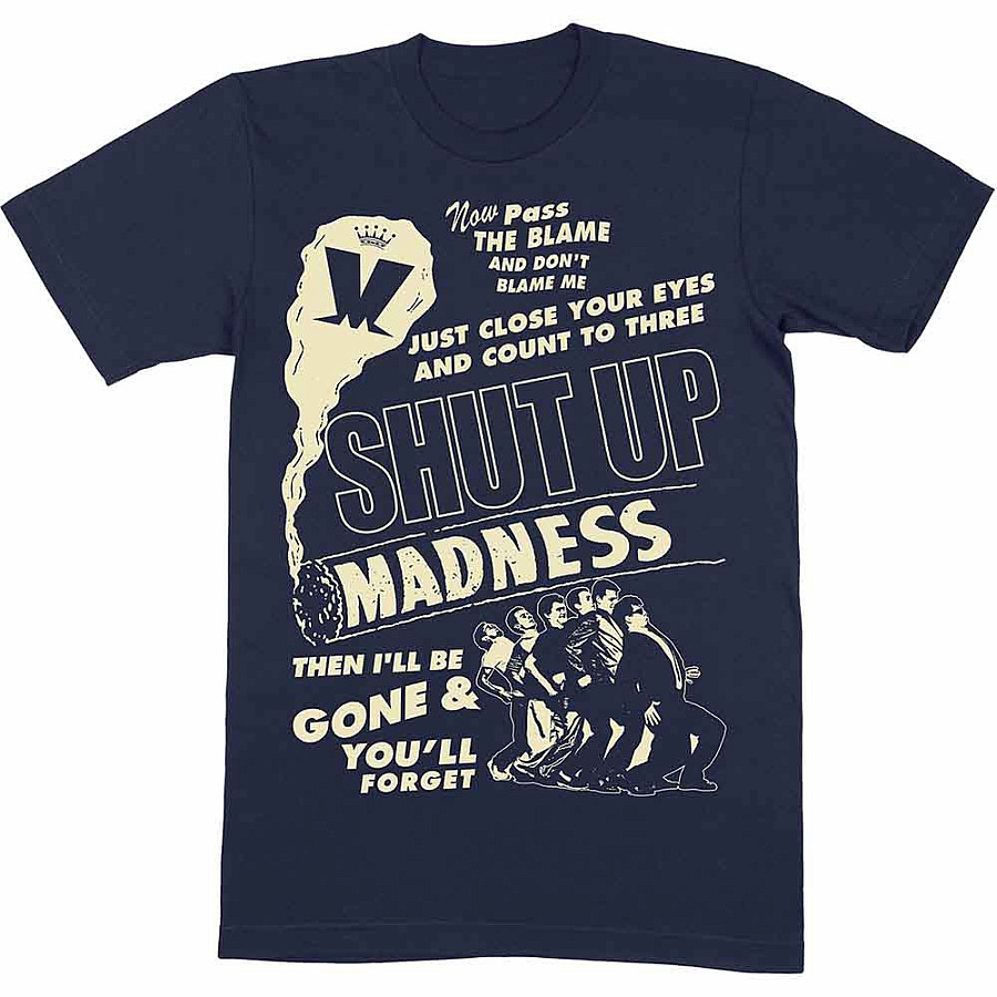 Madness tričko, Shut Up Navy Blue, pánské, velikost M