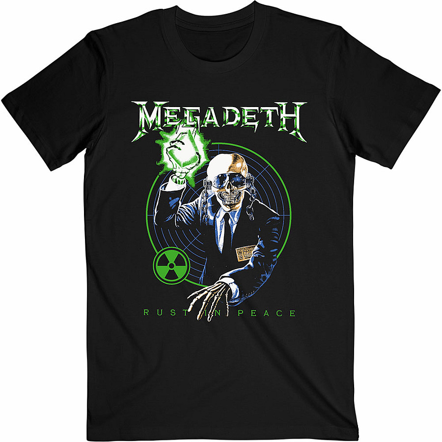 Megadeth tričko, Vic Target RIP Anniversary Black, pánské, velikost XXL
