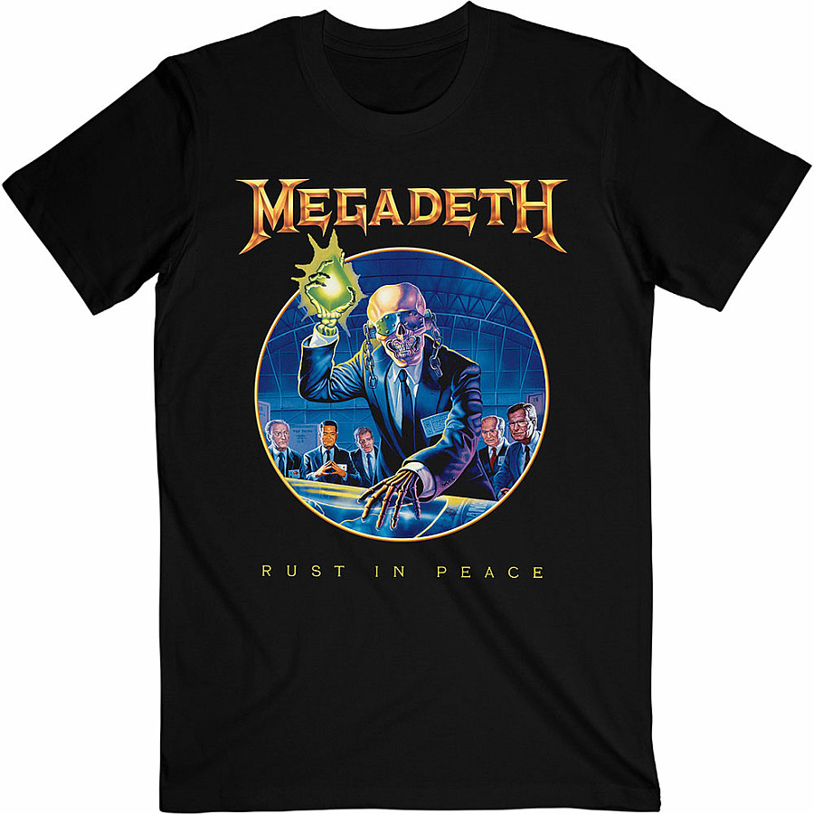 Megadeth tričko, RIP Anniversary Black, pánské, velikost S