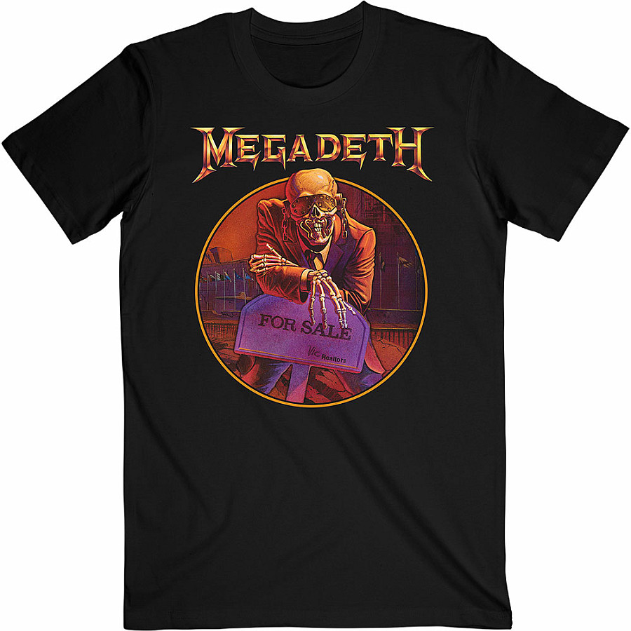 Megadeth tričko, Peace Sells… Tracklist BP Black, pánské, velikost M