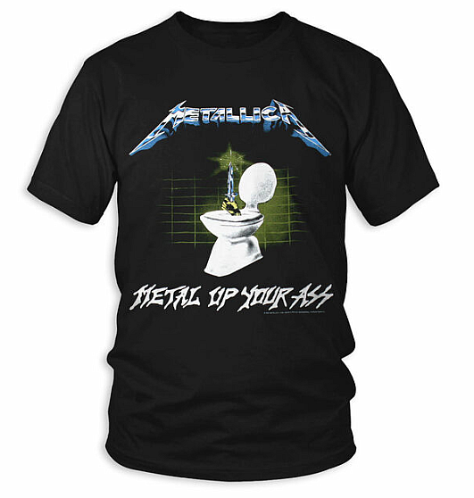Metallica tričko, Metal Up Your Ass Black, pánské, velikost XXL