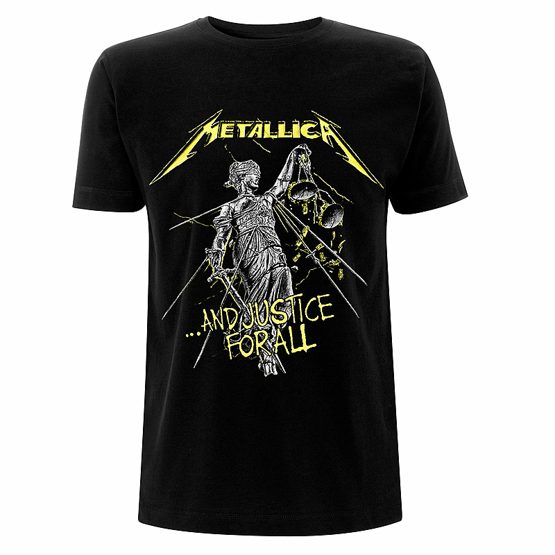Metallica tričko, And Justice For All Tracks, pánské, velikost M