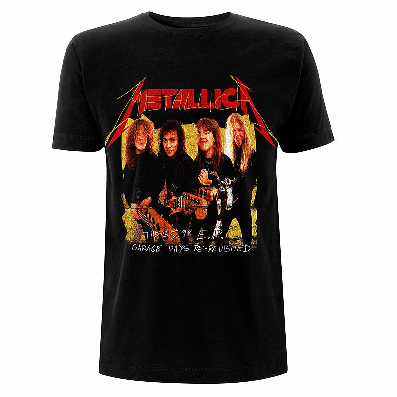 Metallica tričko, Garage Photo Yellow Black, pánské, velikost XXL