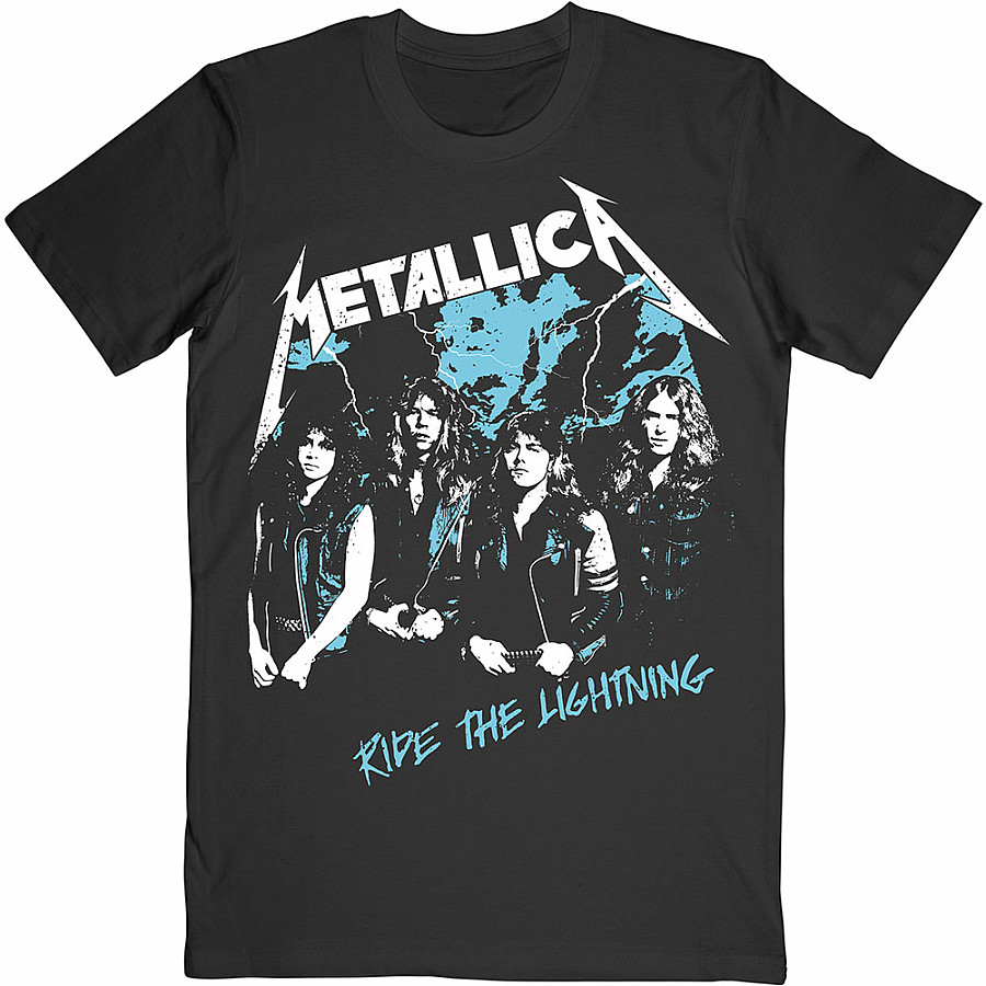 Metallica tričko, Vintage Ride The Lightning Black, pánské, velikost L