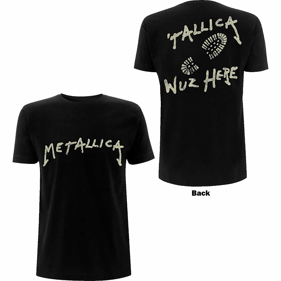 Metallica tričko, Wuz Here BP Black, pánské, velikost S