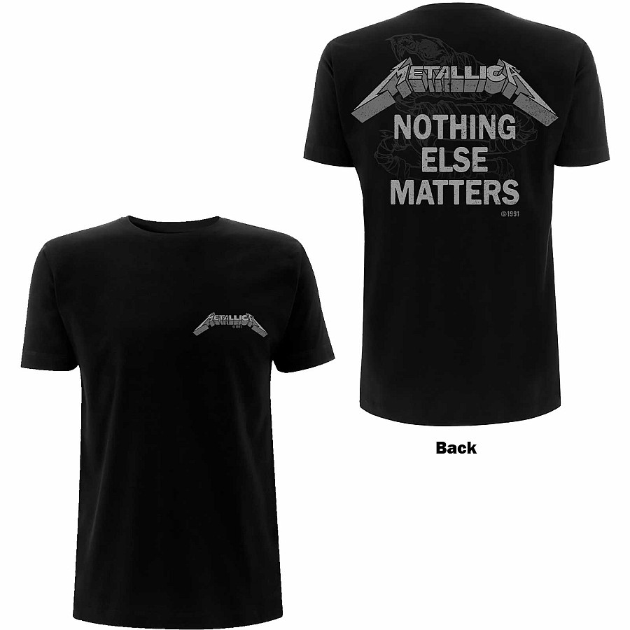 Metallica tričko, Nothing Else Matters BP Black, pánské, velikost S