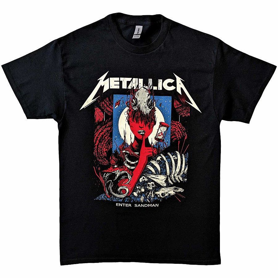 Metallica tričko, Enter Sandman Poster Black, pánské, velikost XXL