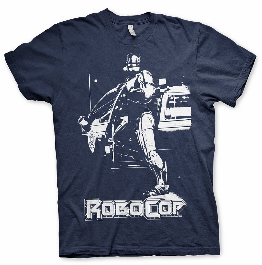 Robocop tričko, Robocop Poster Navy, pánské, velikost XL