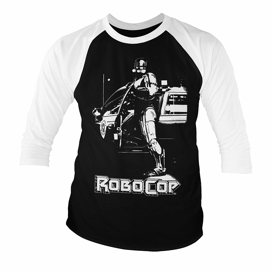 Robocop tričko dlouhý 3/4 rukáv, Robocop Poster, pánské, velikost S