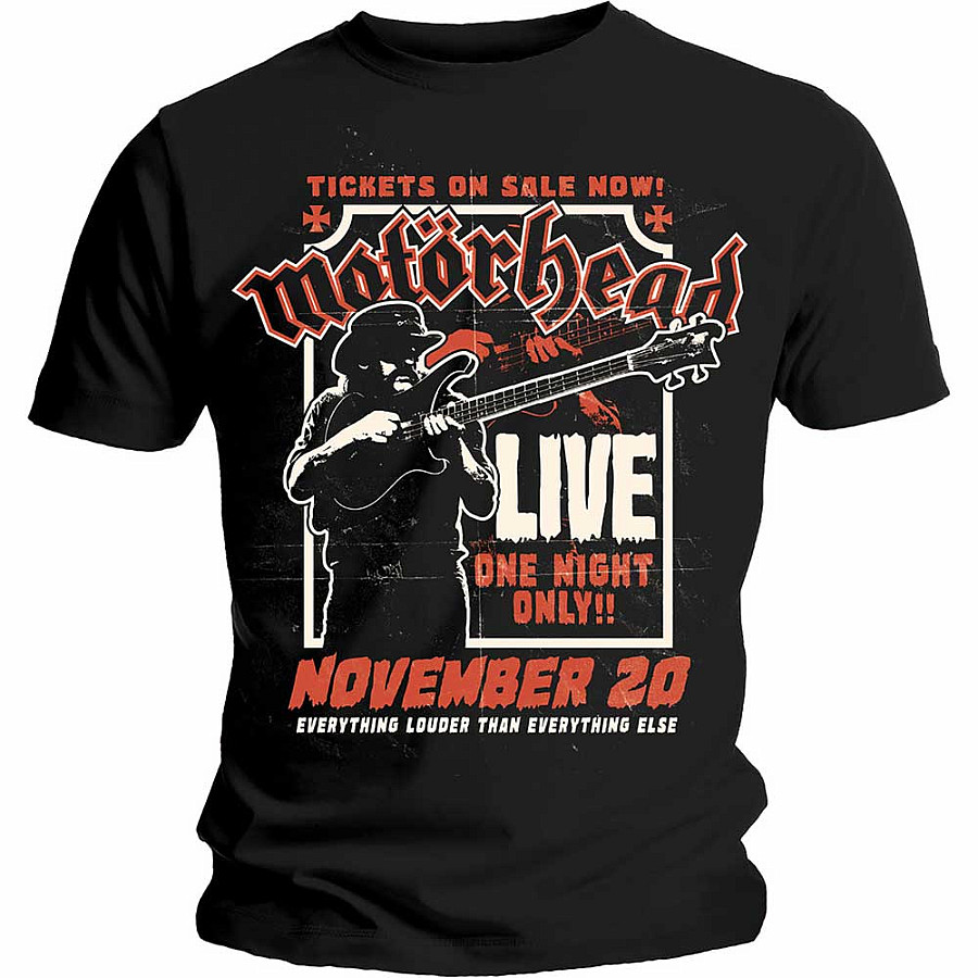 Motorhead tričko, Lemmy Firepower Black, pánské, velikost L
