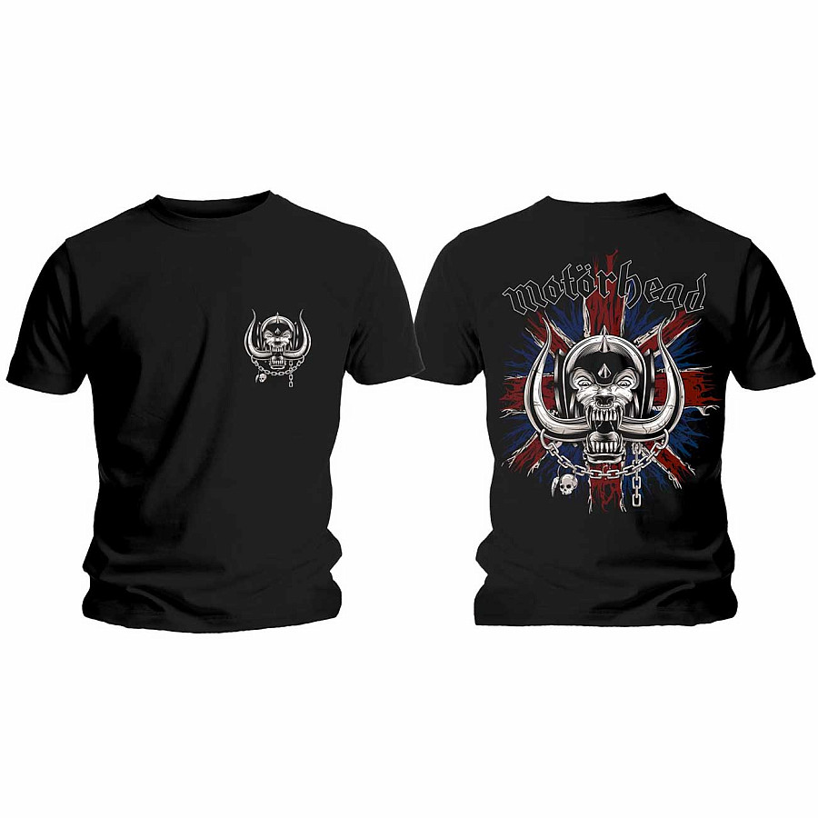 Motorhead tričko, British Warpig &amp; Logo, pánské, velikost S