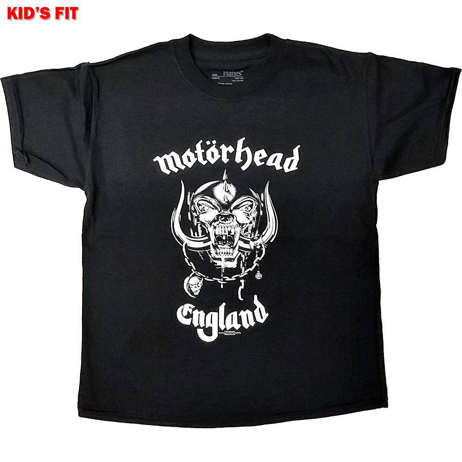 Motorhead tričko, England Black, dětské, velikost S velikost S (7-8 let)