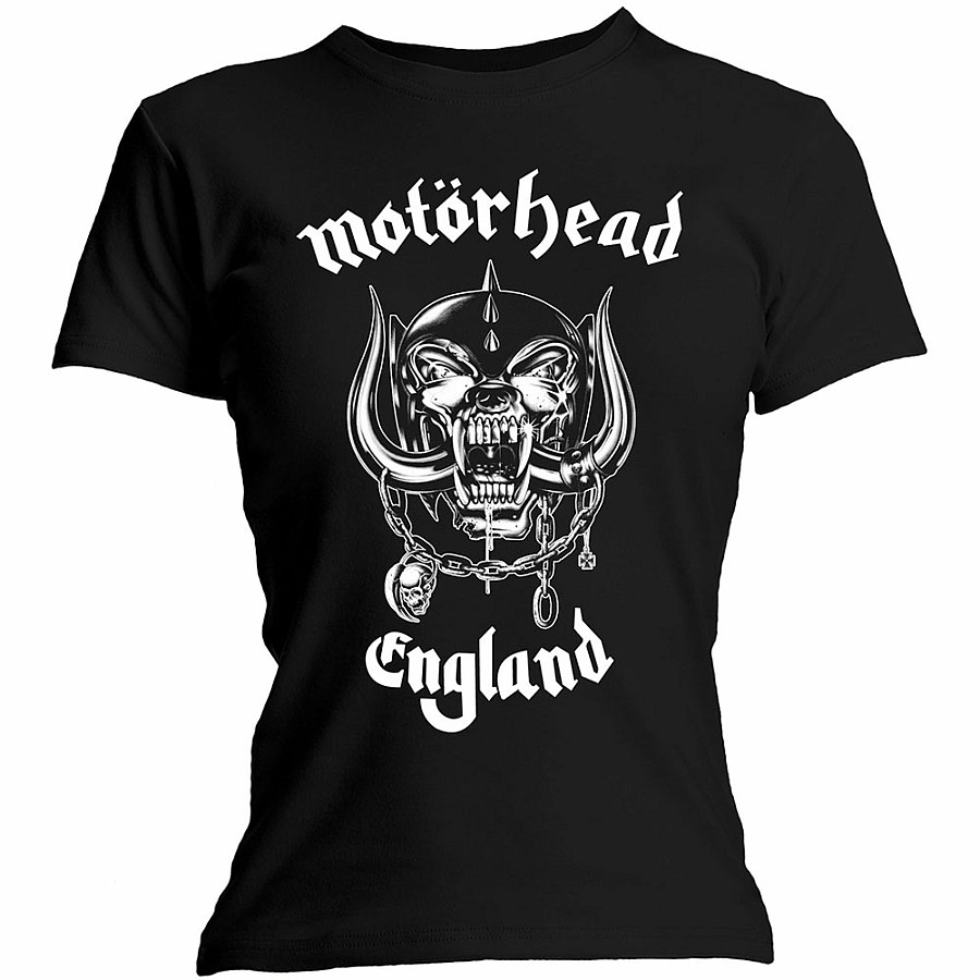 Motorhead tričko, England Black, dámské, velikost L