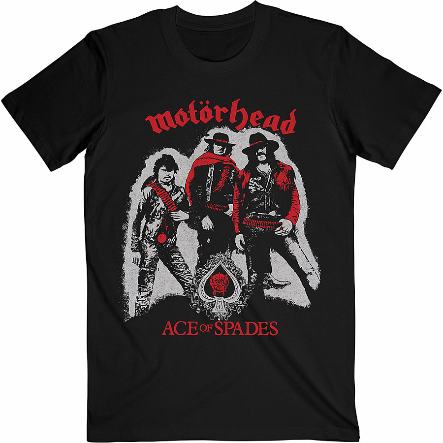 Motorhead tričko, Ace of Spades Cowboys Black, pánské, velikost XL