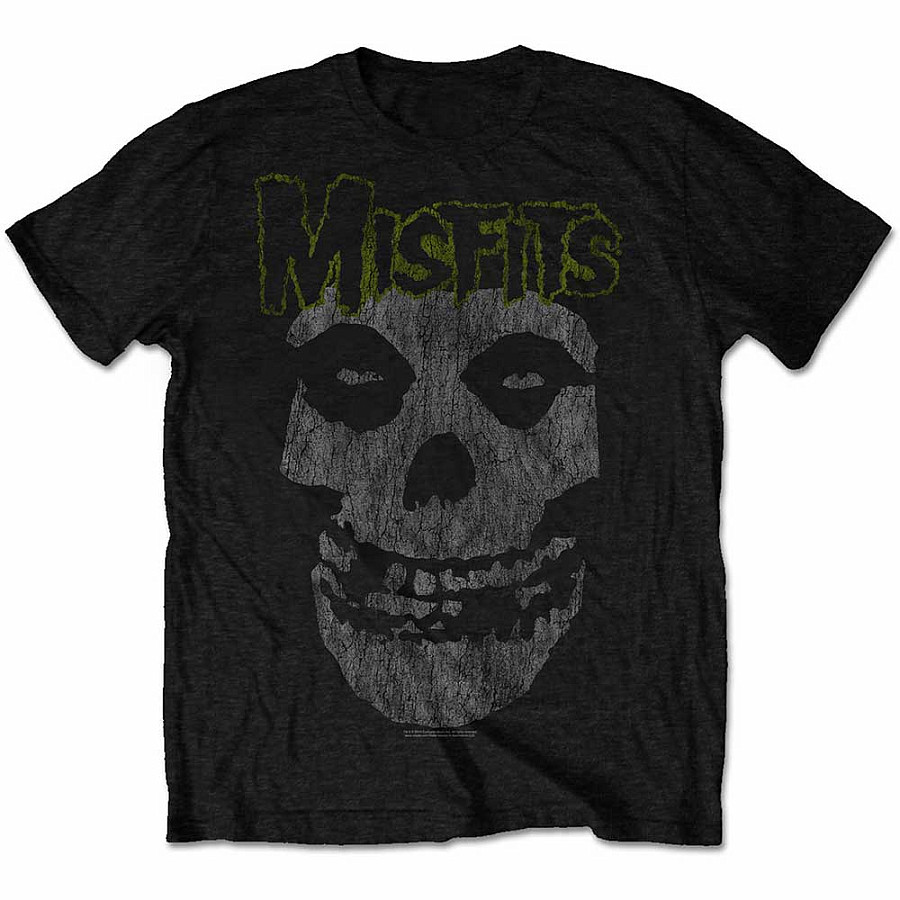 Misfits tričko, Classic Vintage Black, pánské, velikost M