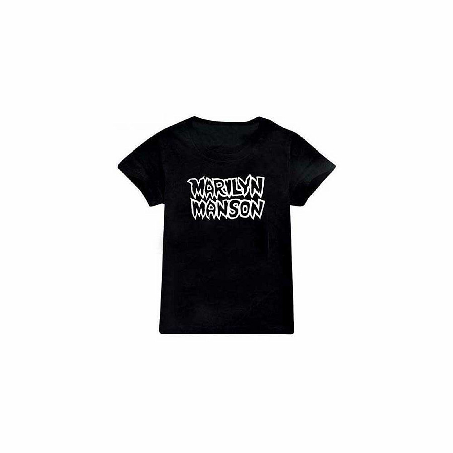 Marilyn Manson tričko, Classic Logo Black, dětské, velikost S velikost S (5-6 let)