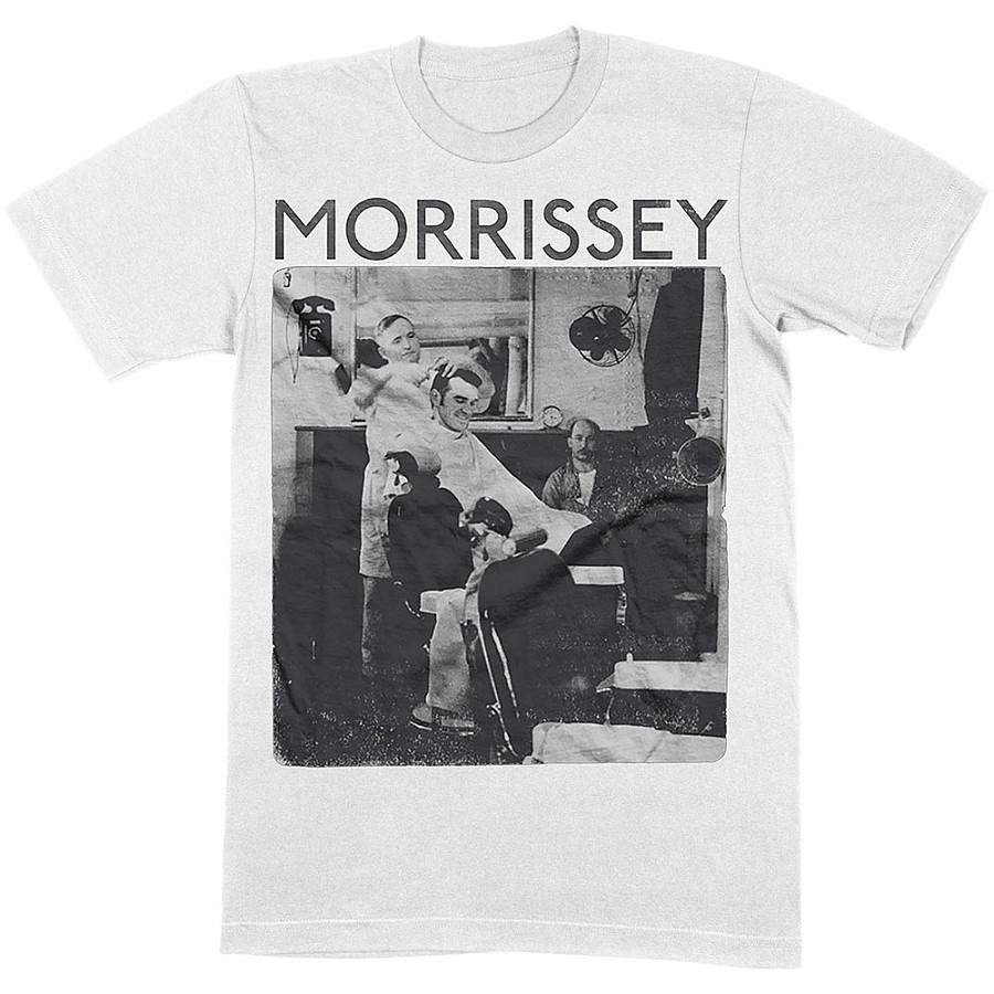 Morrissey tričko, Barber Shop White, pánské, velikost M