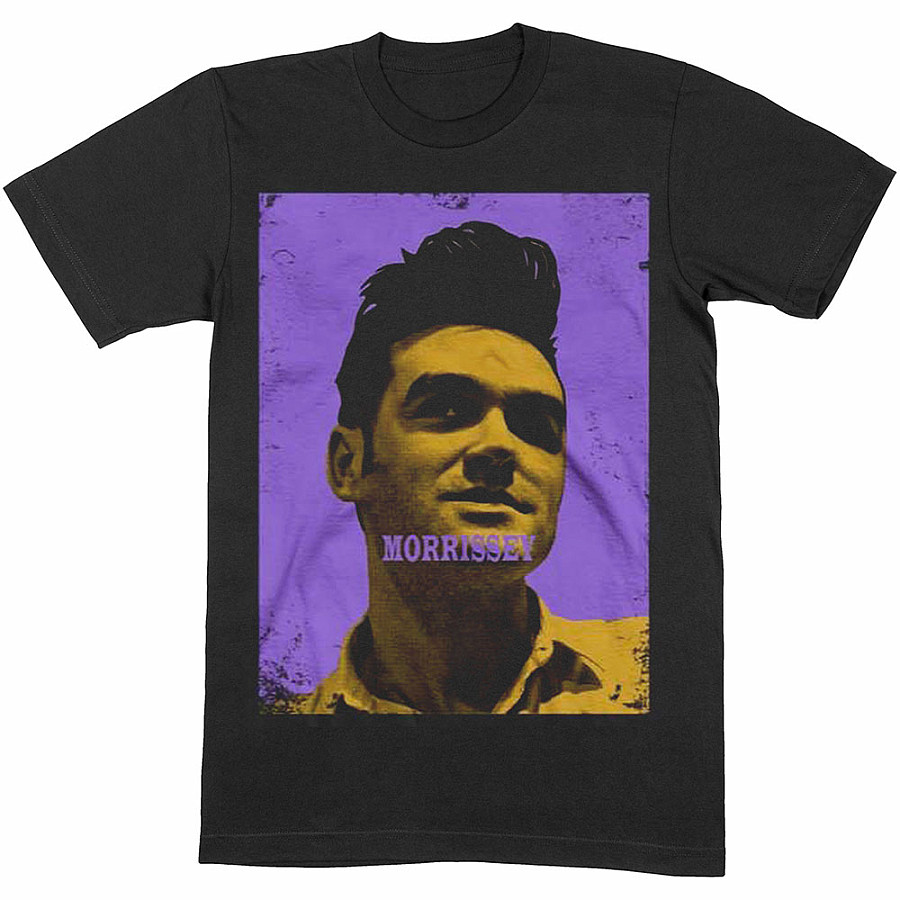 Morrissey tričko, Purple &amp; Yellow Black, pánské, velikost M