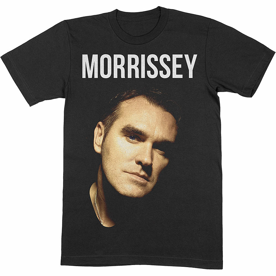 Morrissey tričko, Face Photo Black, pánské, velikost XL