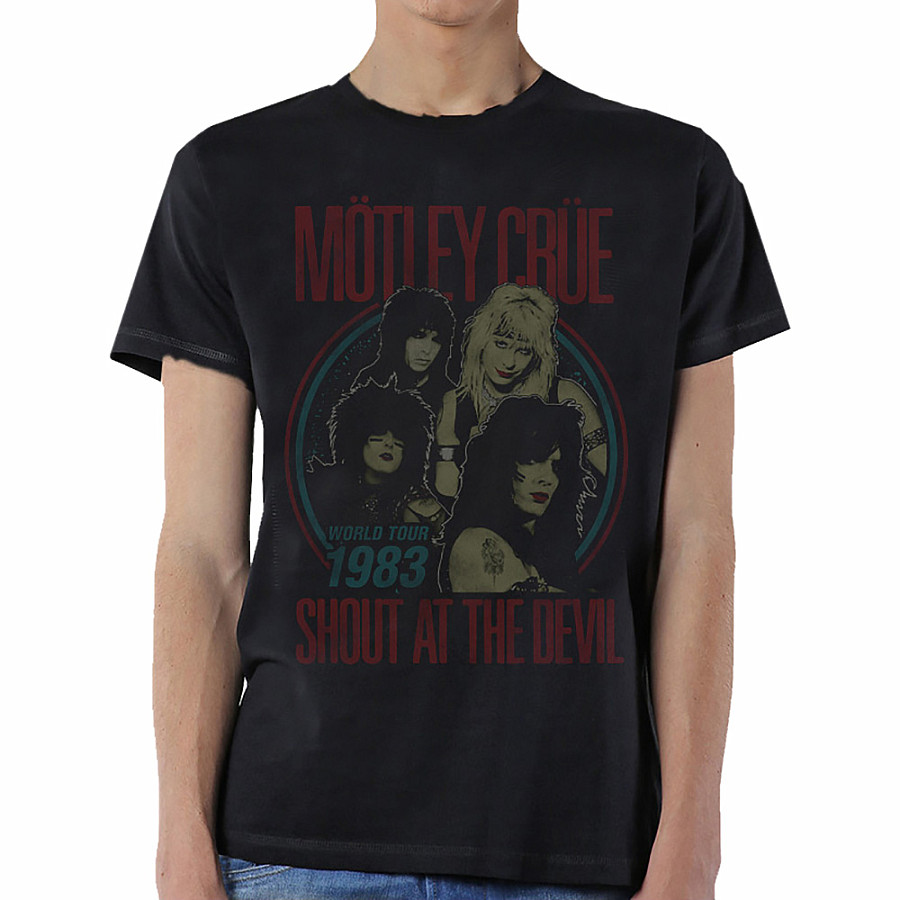 Motley Crue tričko, MC Vintage World Tour Devil, pánské, velikost S