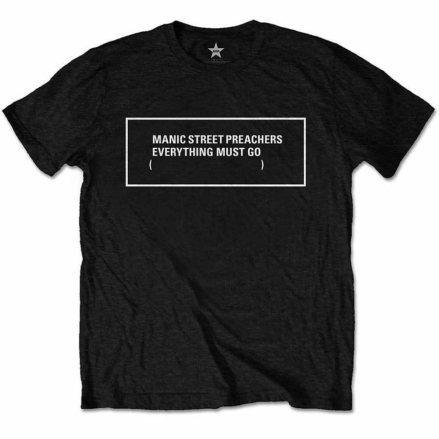 Manic Street Preachers tričko, EMG Monochrome, pánské, velikost M